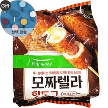 Pulmuone 풀무원 생가득 쭉 늘어나는 모짜렐라 핫도그 80g x 12개 + 아이스포장 + 드라이아이스 + 사은품, 1개