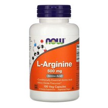 나우푸드 엘 아르기닌 500mg 100 베지캡슐, 1개, 기본