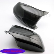미러 커버 Bmw 5 시리즈 F10 F11 F18 용 Pre-Lci 10 - 13 캡 교체형 사이드 캡 후면 도어 윙 후면보기, Carbon fiber pattern