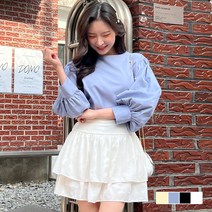 쉐얼유 여성 이베이 퍼프 소매 긴팔 블라우스