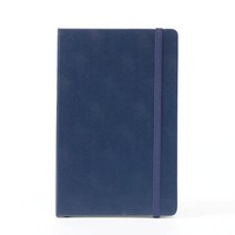 레더 A5 무선 밴드 하드 커버 노트 네이비 가죽노트 가죽노트커버 양장노트 노트제본 무지노트 무선노트 대학생