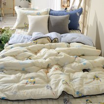 아몽레브 우주 이불 주니어 키즈 아동 어린이 차렵 모달100% 침구 세트 S, 모달우주 옐로우 싱글세트(이불1+패드1+베개커버1)