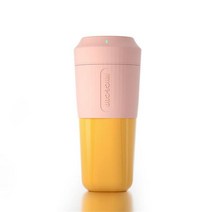 버티컬믹서 반죽기 스탠드 믹서기400ml Usb 충전 휴대용 과즙 주스 컵 다기능 믹서 액세서리 플라스틱 미니, 04 Pink