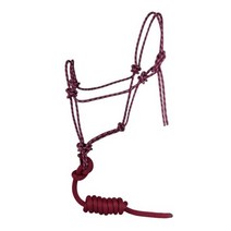 승마용품 동굴 여행 승마 장비 붉은 말 고삐 푸른 선도 로프 보라색, wine red, wine red