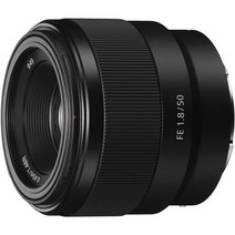 소니 - FE 50mm F1.8 스탠다드 렌즈 (SEL50F18F) 블랙, Lens only