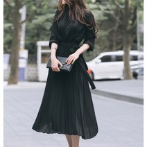 봄하객원피스 쉬폰원피스 체형커버 S-2XL 30-40대 우아한원피스 빅사이즈
