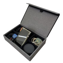 MITER 휴대용 케이스 DAP + Earphone 이어폰 수납 Carrying Case Cover for Digital Audio Player and IEM Earphones (6 이어폰 수납-Black)