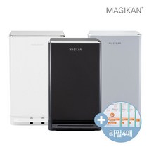 매직캔 히포크롬 듀얼오픈 27리터 휴지통 +리필4매, MH280WCR(화이트)+리필4매