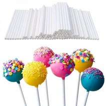 100Pcs 에코-친화적 인 단단한 종이 롤리팝 스틱 케이크 팝 빨판 초콜릿 설탕 캔디 DIY 금형 7/10/15/20cm, 0.3x7cm