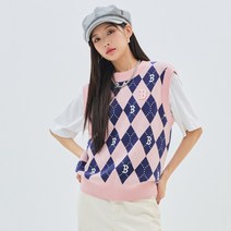 여성 아가일 모노그램 베스트 BOS L.Pink