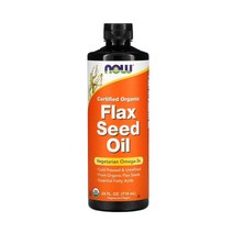 나우푸드 flax seed oil 아마씨 오일 아마씨유 기름 710ml 리놀렌산 올레산, 1개, 기본