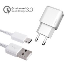 QC3.0 급속충전기 C타입 케이블 세트상품 갤럭시 S8 S9 S10 S20 S21 S22 Z플립 폴드 샤오미 가정용 충전어댑터, 1개