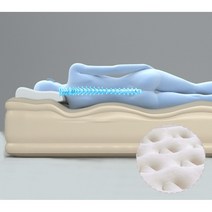 [애드크로스 홈쇼핑]독일 짐머만 에어침대 야외 캠핑 원터치 매트리스 싱글 더블 퀸 매트 에어베드