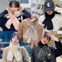 쁘띠목도리 미니목도리 여성목도리 [다사라유통] 러블리 쁘띠 퍼목도리 / 머플러 털 페이크 에코 따뜻한 여성 겨울 인조 부드러운 숏 별의별굿즈
