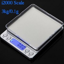 커피저울 휴대용 주방 저울 측정 저울 그램 lcd 전자 디지털 무게 숟가락 저울 식품 다이어트 우편 저울 libra 3kg300g, i2000 스케일만