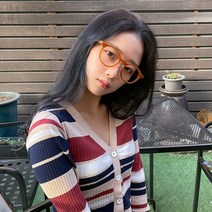 에스비카 Sia-C03 동그란 갈색 뿔테 안경