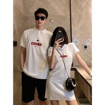 남녀 커플 데이트룩 시밀러 여름 휴양지 원피스 빅사이즈 데일리