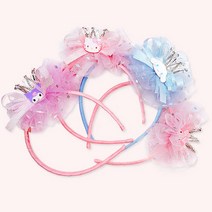 산리오 티아라 머리띠 왕관 쿠로미 마이멜로디 시나모롤 헬로키티 캐릭터 여아 유아 헤어