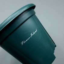 반얀트리 대형 플라스틱 슬릿 화분 받침세트, 모스그린