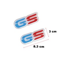 오캄라곰 오토바이데칼 bmw 혼다 할리 스티커3D 레이즈 에폭시 반사 오토바이 데칼 헬멧 스티커 BMW GS 31, 01 1 Pair