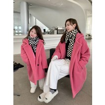 엄마랑딸커플룩 모녀시밀러룩 맘 아기랑 코트 자켓 뽀글이 커플룩