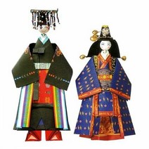 궁중의상 궁중의상종이접기 1 구장복 적의 2매., 단품