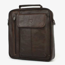 Outwell Everyday 소가죽 크로스백 브라운 약23X26cm