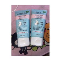 선크림 (2개 묶음) 바보 식물학 아기 피부 미네랄 선크림 SPF 50 EXP 03/23