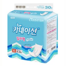 카네이션 성인용기저귀 속기저귀/일자고급형 30매X4팩(120매)