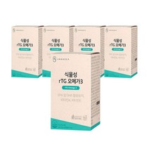 [안국약품] 초임계 식물성 rTG오메가3 60캡슐X5박스 (5개월분), 단품, 단품