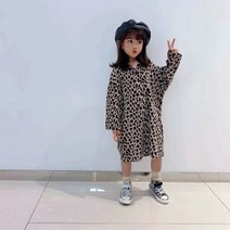 CAC2 레오파드 원피스 수입 아동복 아기옷 여아 남아