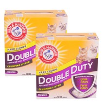 암앤해머 더블듀티 클럼핑 9.07kg 2개입 벤토나이트모래