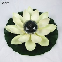 다이빙랜턴 수중 해루질 LED 태양 강화한 꽃 빛 인공 떠있는 분수 정원 수영장 램프 밤 Led, [02] White, [01] 1 Pcs