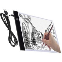 드로잉 라이트 선반 a5 초박형 usb led 아트 밝기 플레이트 드로잉 복사 패드 드로잉 테이블 (3 밝기 레벨)