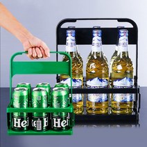휘게(hygge) 커피캐리어 캠핑 컵 배달 캔 음료수 6구 홀더 트레이 차박 피크닉, 커피캐리어-그린