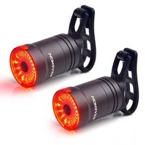 자전거led 자전거 등 라이트 전조등 후레쉬 후미등 킥보드 전기 전동 honever bike rear light smart 브레이크 센싱 mtb road bike 방수 사이클링, 2 싯포스트 라이트