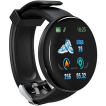 스마트워치 스포츠 피트니스 새로운 d18s 혈압 트래커 보수계 reloj inteligente hombre smart watch 남성 여성 스크린 방수, 01, 협력사