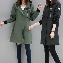 여성 야상 점퍼 봄 트렌치 코트 자켓