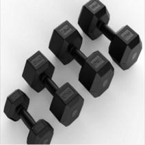 뱃살빼기 육각 덤벨 남자 가정용 운동기구 5kg10kg 숙녀 가방 접착제 고정 덤벨 세트, 01 5kg