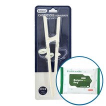 성인젓가락 오른손, 흰색, 2p+맑은누리손소독티슈