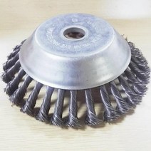 우드락 커터기 열선 6/8 스틸 와이어 휠 정원 잡초 브러시 잔디 깎는 기계 먹는 트리머 커터 도구 헤드, 8 icnh, 02 8 icnh