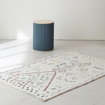 촘촘해서 폭신한 모로칸 마그리브 러그 카페트 100x150