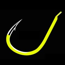 형광 이세아마 바늘 낚시 바늘, 8호