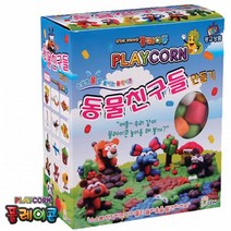 플레이콘동물친구들만들기-6000 매직콘 물부치 옥수수깡