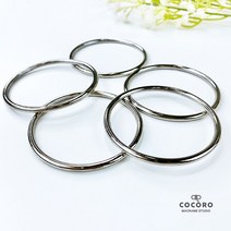 메탈링 오링 3컬러 차량용 미니 드림캐쳐 키링만들기, 흑니켈