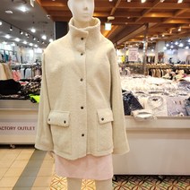 헤지스레이디스 19FW 헤지스 여성 WSCO9D095I2 베이지 포켓배색 하프코트