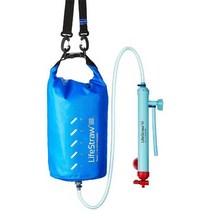 라이프스트로우 휴대용 정수기 워터 필터 LifeStraw Mission Gravity Water Purifier, Blue, 12 L