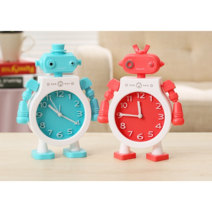 배터리포함 아날로그귀여운 특이한 엔틱탁상시계 인테리어까페소품, 랜덤배송