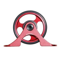 자전거 림 brompton 접이식 리어 머드 가드 슬라이딩 펜더 휠 사이클링 easywheel 이지 휠 68, 빨간색, 1개
