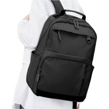 bergsalz 여성용 남성용 여행용 백팩 노트북 비행기용 휴대용 가방 개인 아이템 여행 필수품 블랙.